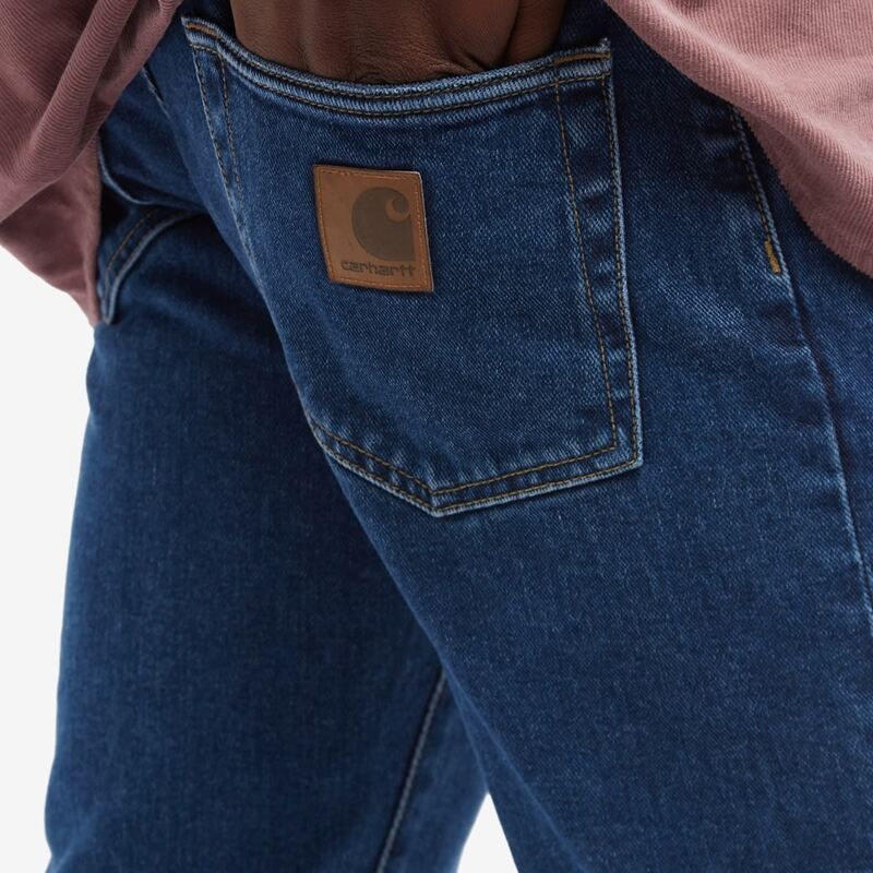 カーハート メンズ ボトムス デニムパンツ Carhartt WIP Klondike Regular Tapered Jean Blue Stone Washed ブルー カーハート メンズ ボトムス デニムパンツ Carhartt WIP Klondike Regular Tapered Jean Blue Stone Washed ブルー