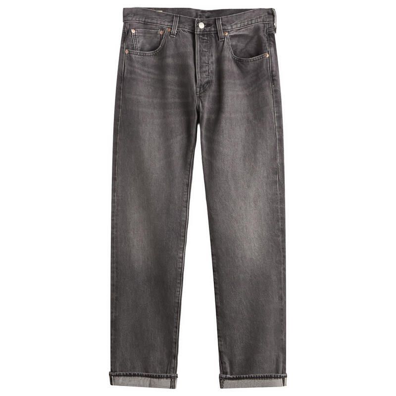 リーバイス レディース ボトムス デニムパンツ ジーンズ Levis Red Tab Exclusive 501 Original Selvedge Jeans Black Ash Selv ブラック