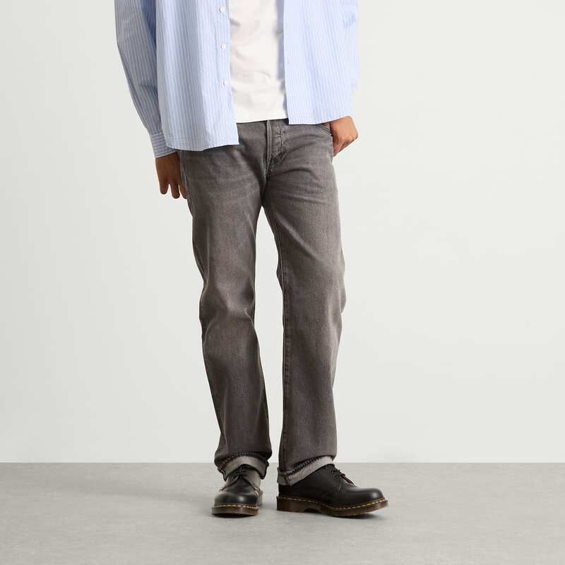 リーバイス レディース ボトムス デニムパンツ ジーンズ Levis Red Tab Exclusive 501 Original Selvedge Jeans Black Ash Selv ブラック