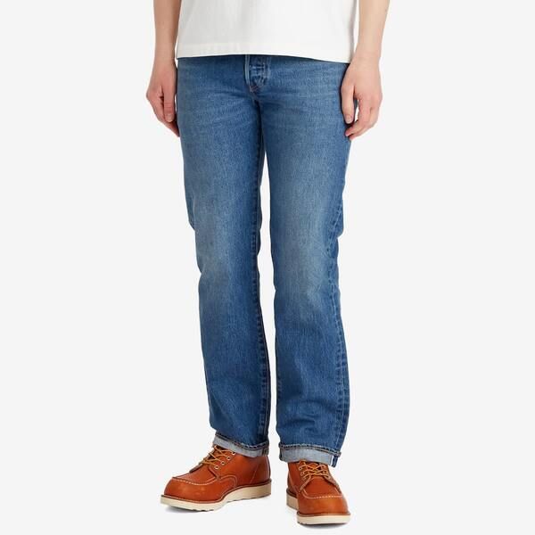 リーバイス メンズ ボトムス デニムパンツ ジーンズ Levis Red Tab 501 Original Straight Jeans Feeling Poweful Selvedge レッド