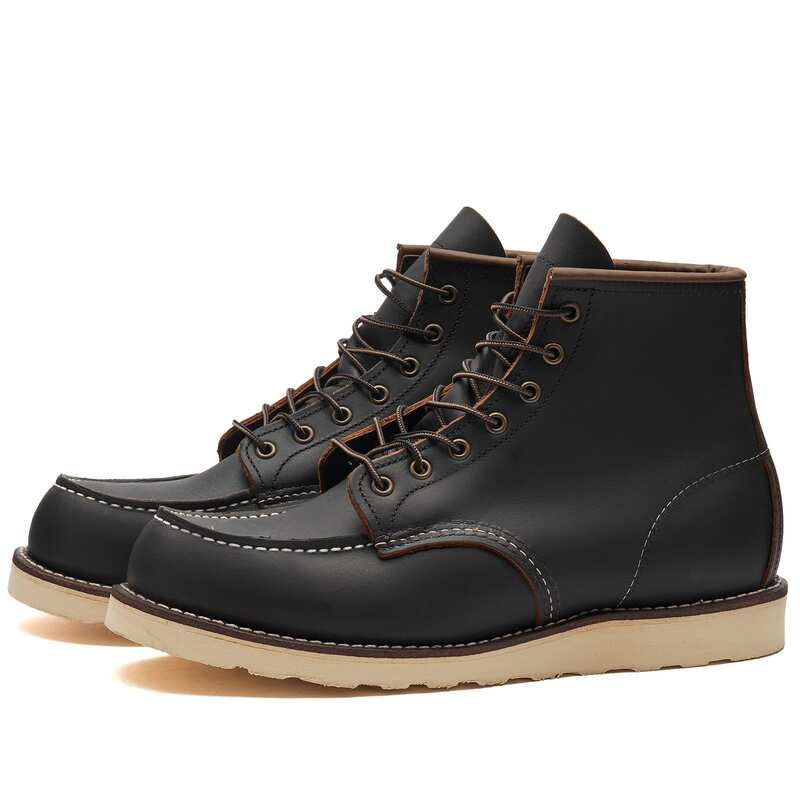 レッドウィング メンズ シューズ ブーツ・レインブーツ Red Wing Classic 6 Moc Boot Black Prairie ブラック