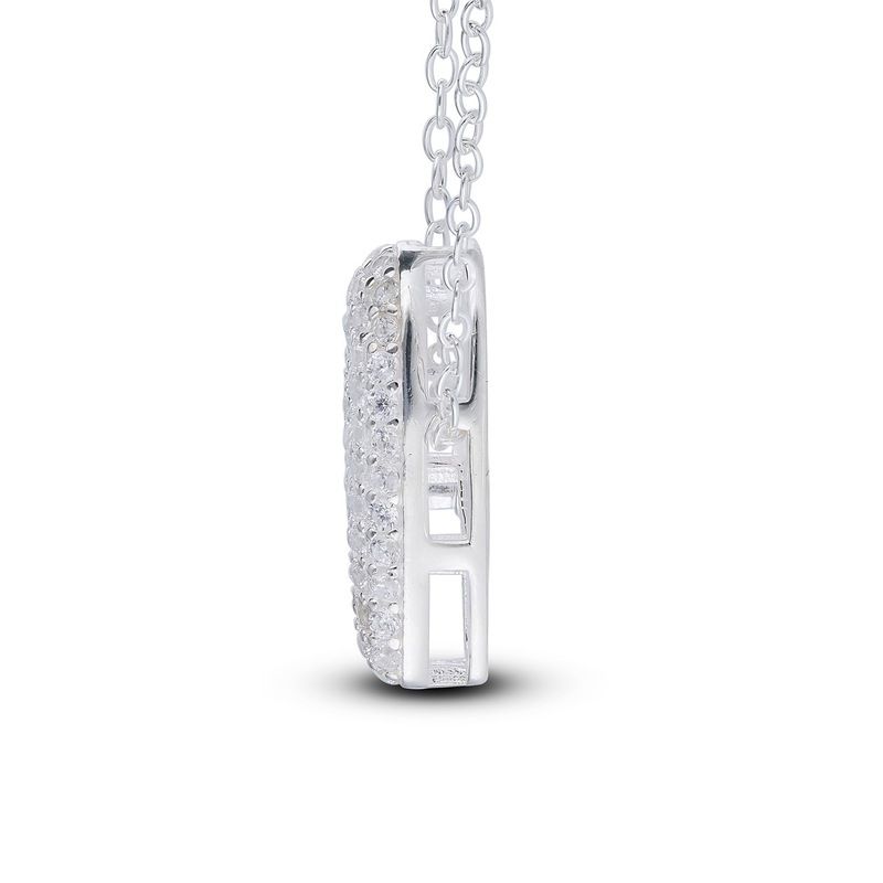 ビー ユー レディース アクセサリー ネックレス・チョーカー・ペンダントトップ レース Be You Sterling Silver Cubic Zirconia Initial Necklace Silver シルバー ビー ユー レディース アクセサリー ネックレス・チョーカー・ペンダントトップ レース Be You Sterling Silver Cubic Zirconia Initial Necklace Silver シルバー