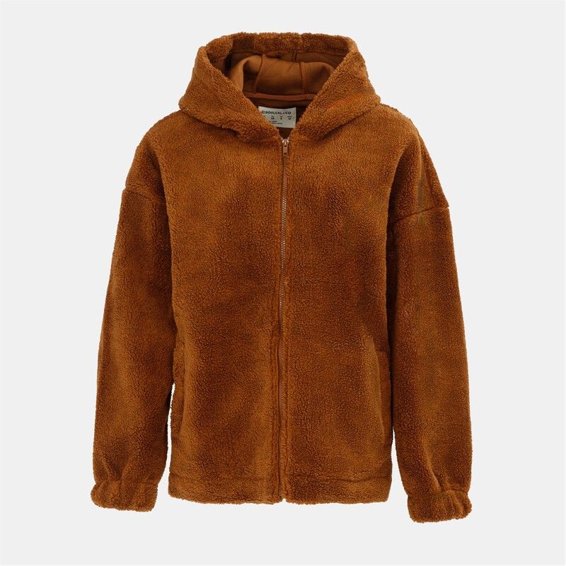 ソウルカル レディース アウター ジャケット・ブルゾン フーデッドジャケット ジャケット SoulCal Cal Sherpa Hooded Jacket ladies Coffee コーヒー