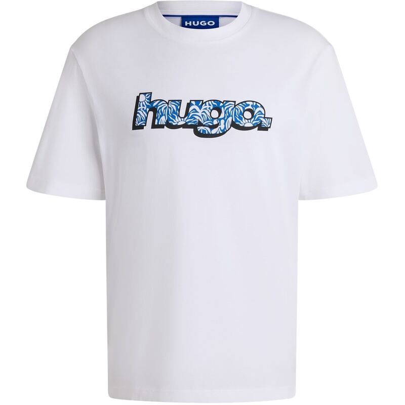 フューゴ メンズ トップス Tシャツ Hugo Nugibol 10262283 01 White 100 ホワイト