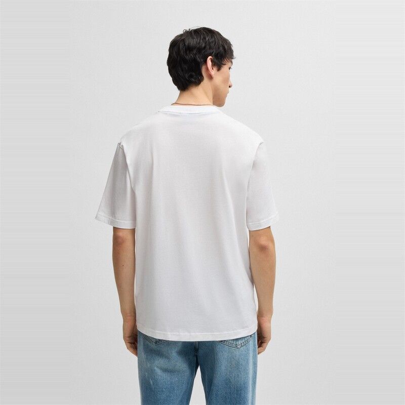 フューゴ メンズ トップス Tシャツ Hugo Nugibol 10262283 01 White 100 ホワイト フューゴ メンズ トップス Tシャツ Hugo Nugibol 10262283 01 White 100 ホワイト