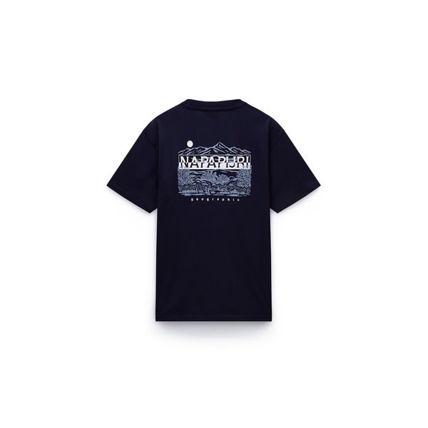 ナパピリ メンズ トップス Tシャツ グラフィック Napapijri Graphic Tshirt Navy 176 ネイビー