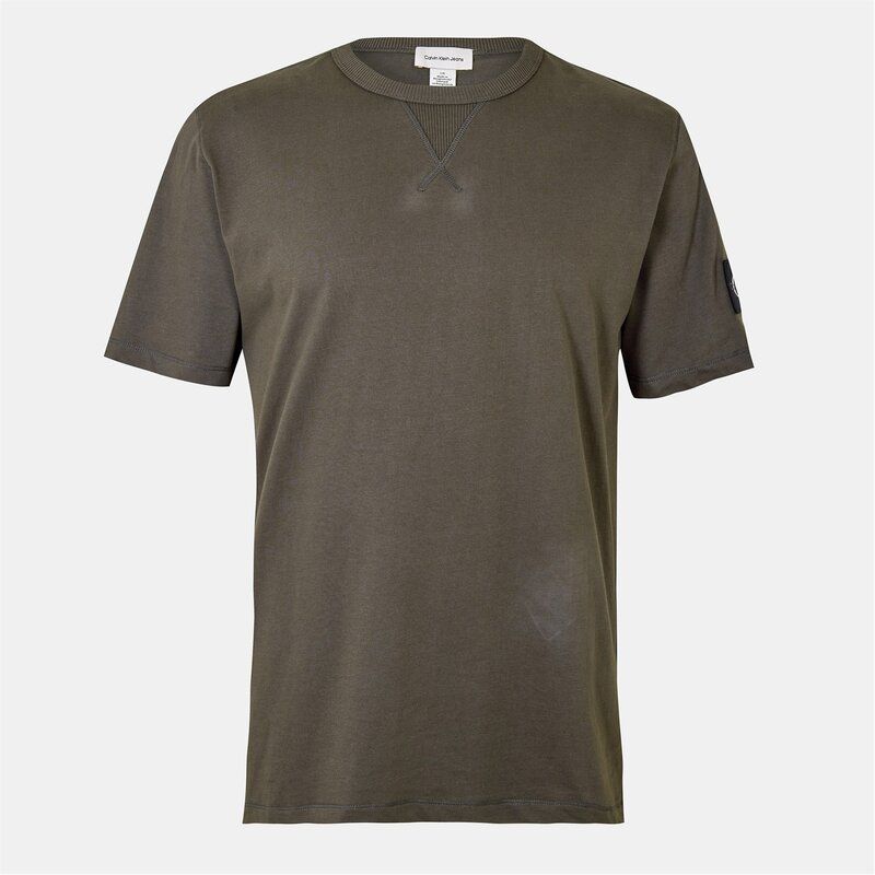 カルバンクライン メンズ トップス Tシャツ Calvin Klein Jeans Badge TShirt Beluga