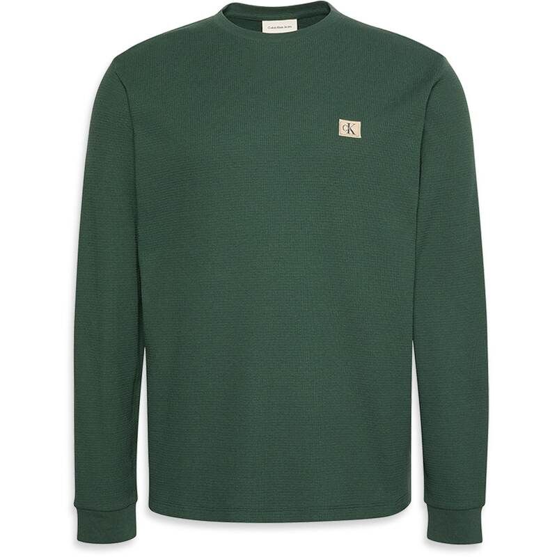 カルバンクライン メンズ トップス Tシャツ Calvin Klein Jeans CKJ Waffle WL LS Tee Sn54 Sycamore LLG