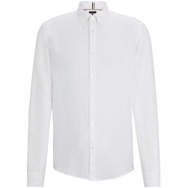 ボス メンズ トップス シャツ Boss SLiamSBdC1242 10258366 01 White ホワイト