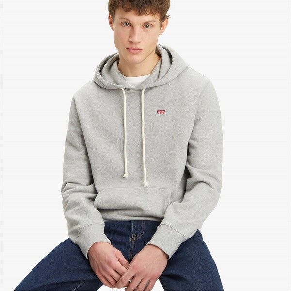 リーバイス メンズ アウター パーカー・スウェット パーカー Levis Original Hoodie Mid Grey グレー リーバイス メンズ アウター パーカー・スウェット パーカー Levis Original Hoodie Mid Grey グレー