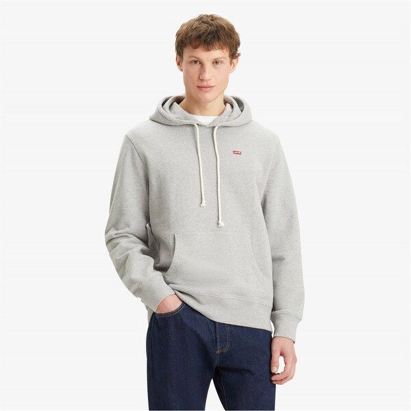 リーバイス メンズ アウター パーカー・スウェット パーカー Levis Original Hoodie Mid Grey グレー