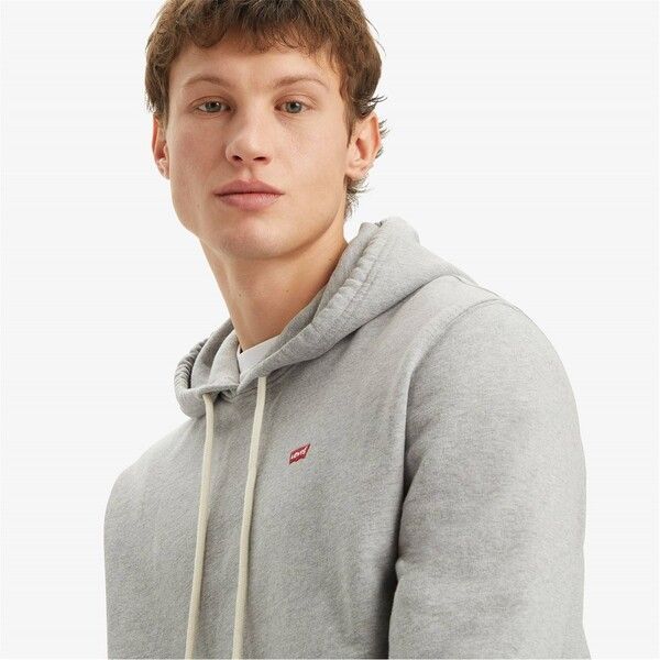 リーバイス メンズ アウター パーカー・スウェット パーカー Levis Original Hoodie Mid Grey グレー リーバイス メンズ アウター パーカー・スウェット パーカー Levis Original Hoodie Mid Grey グレー
