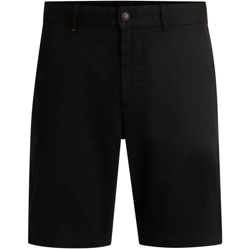 ボス メンズ ボトムス ハーフパンツ・ショーツ ショートパンツ Boss Slim Chino Shorts Black ブラック