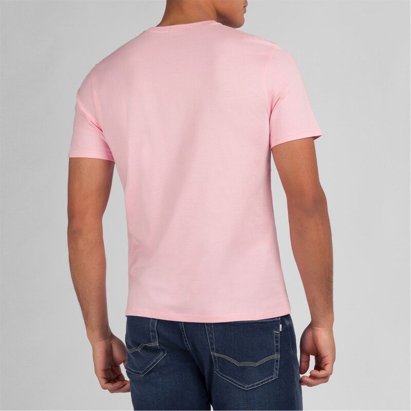 エデンパーク メンズ トップス Tシャツ コットン Eden Park Pink light pima cotton tshirt ROM ピンク エデンパーク メンズ トップス Tシャツ コットン Eden Park Pink light pima cotton tshirt ROM ピンク