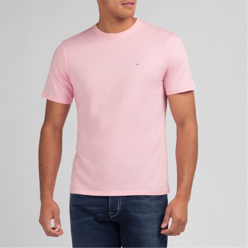 エデンパーク メンズ トップス Tシャツ コットン Eden Park Pink light pima cotton tshirt ROM ピンク エデンパーク メンズ トップス Tシャツ コットン Eden Park Pink light pima cotton tshirt ROM ピンク
