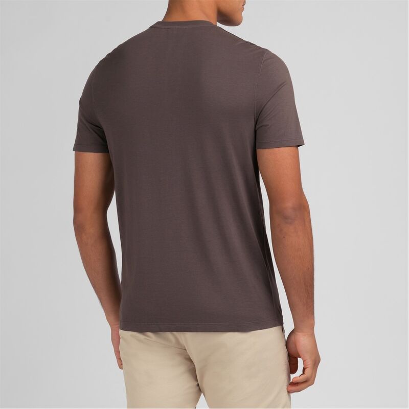エデンパーク メンズ トップス Tシャツ 半袖 Eden Park Plain brown shortsleeved Tshirt KAF3 ブラウン エデンパーク メンズ トップス Tシャツ 半袖 Eden Park Plain brown shortsleeved Tshirt KAF3 ブラウン