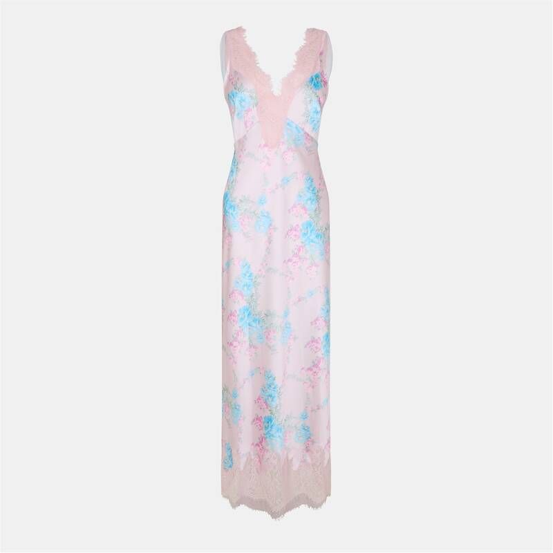ラブスハックファンシー レディース トップス ワンピース LOVESHACKFANCY Love Serene Dress Ld53 Turquoise ターコイズ