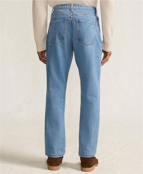 ランズエンド メンズ ボトムス デニムパンツ Lands End Mens Stretch Athletic Fit Jean Medium stonewash