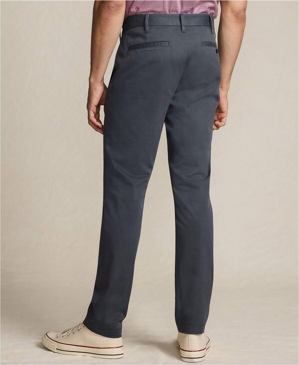 ランズエンド メンズ ボトムス カジュアルパンツ スリムフィット Lands End Mens Travel Kit Slim Fit Chino Pant Steel gray グレー