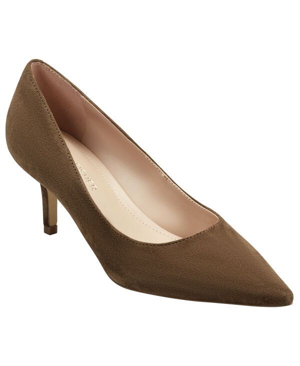マークフィッシャー レディース シューズ パンプス ヒール Marc Fisher Womens Alola Kitten Heel Pumps Tan Suede タン