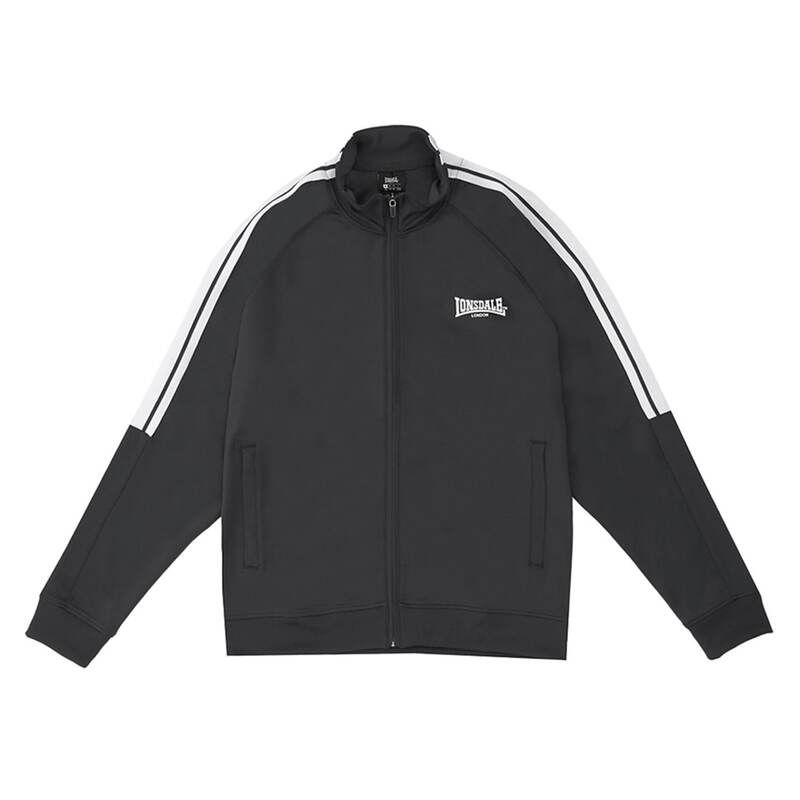 ロンズデール メンズ アウター パーカー・スウェット Lonsdale 2STrack Top Sn00 Black ブラック