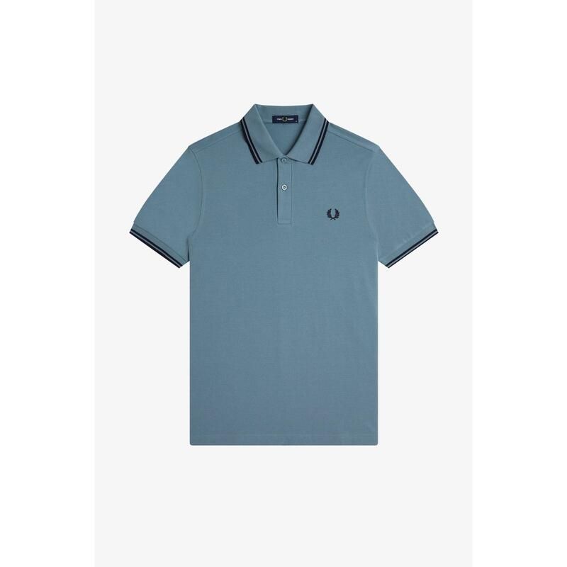フレッドペリー メンズ トップス ポロシャツ Fred Perry Short Sleeve Twin Tipped Polo Shirt Stock Blue Z56 ブルー フレッドペリー メンズ トップス ポロシャツ Fred Perry Short Sleeve Twin Tipped Polo Shirt Stock Blue Z56 ブルー