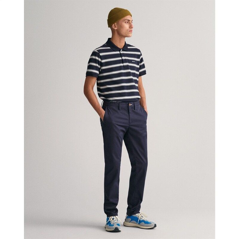 ガント メンズ ボトムス カジュアルパンツ Gant SLIM TWILL CHINOS MARINE 3032 Navy 410 ネイビー ガント メンズ ボトムス カジュアルパンツ Gant SLIM TWILL CHINOS MARINE 3032 Navy 410 ネイビー