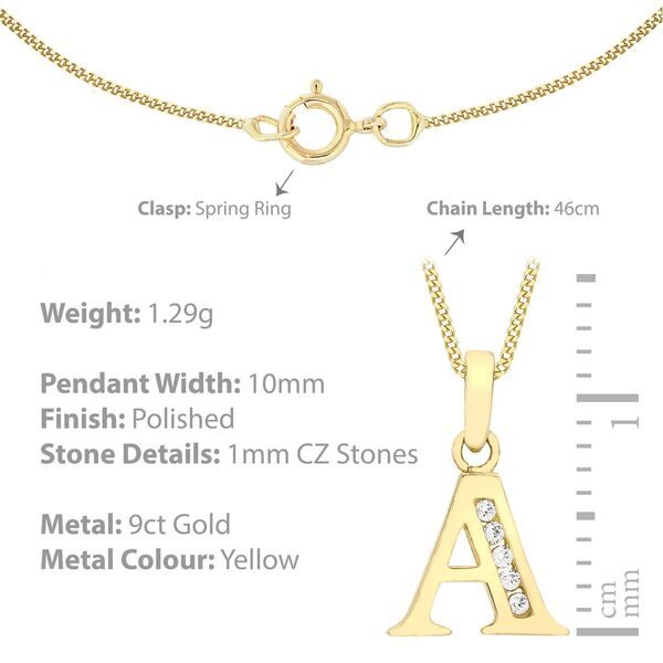 ビー ユー レディース アクセサリー ネックレス・チョーカー・ペンダントトップ レース Be You 9ct Gold CZ Initial Necklace Yellow Gold イエロー ビー ユー レディース アクセサリー ネックレス・チョーカー・ペンダントトップ レース Be You 9ct Gold CZ Initial Necklace Yellow Gold イエロー