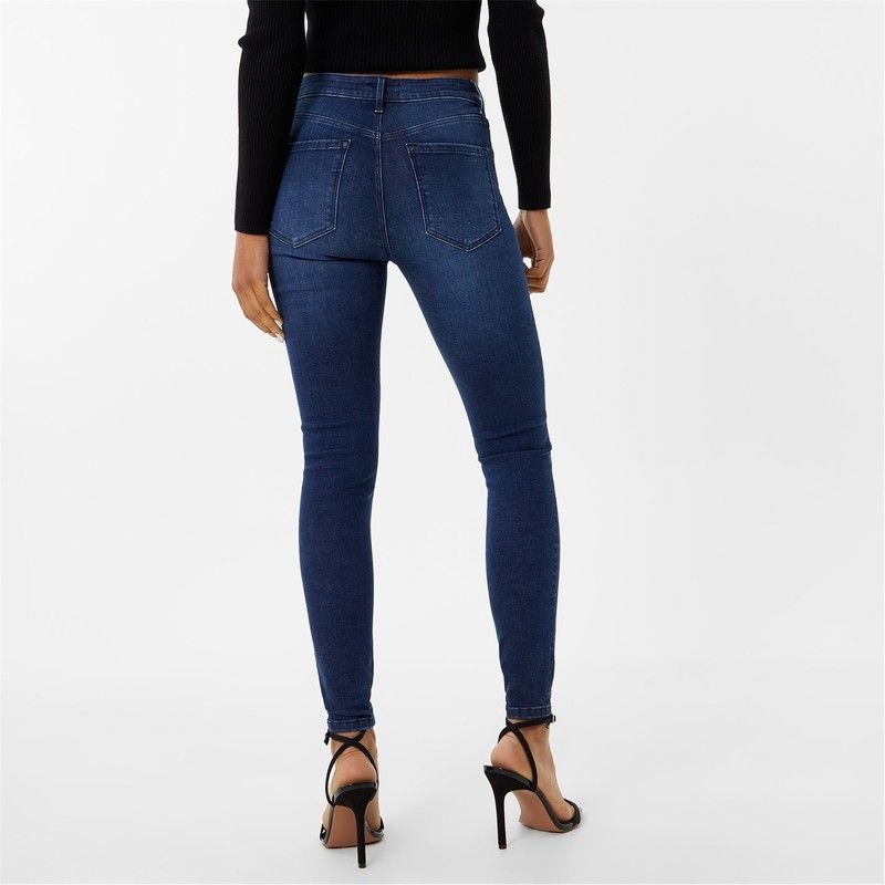 ジャック ウィルス レディース ボトムス デニムパンツ ジーンズ Jack Wills Aimie Mid Rise Skinny Jeans Dark Indigo インディゴ