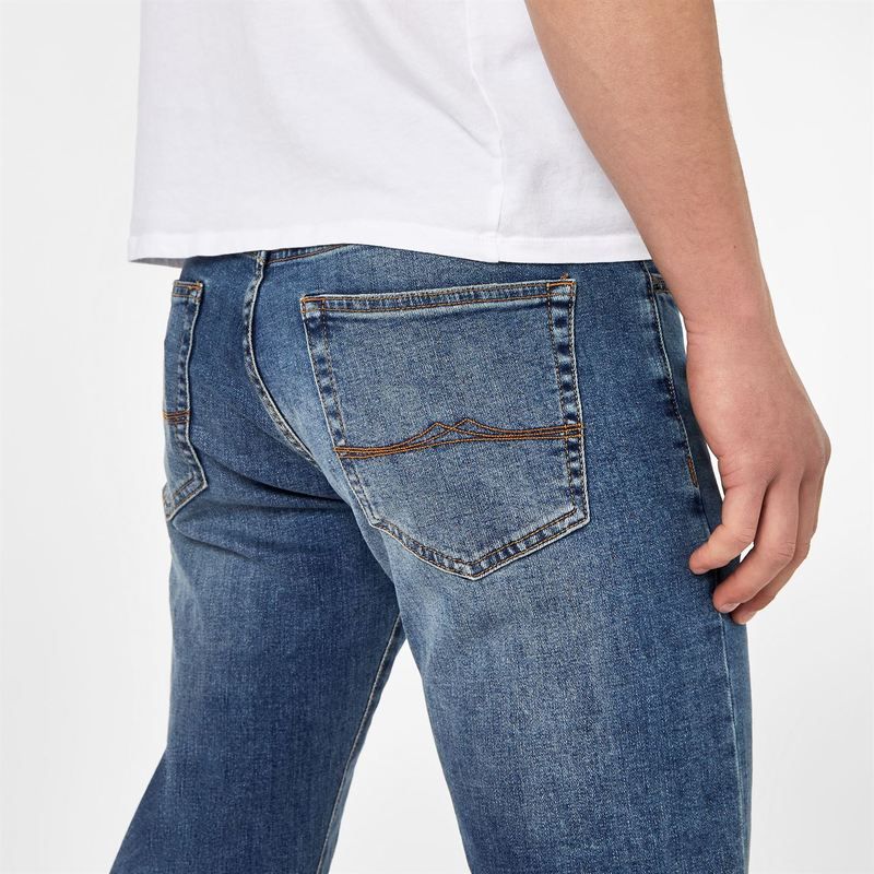 ジャック ウィルス メンズ ボトムス デニムパンツ ジーンズ Jack Wills Slim Jeans Mid Indigo インディゴ