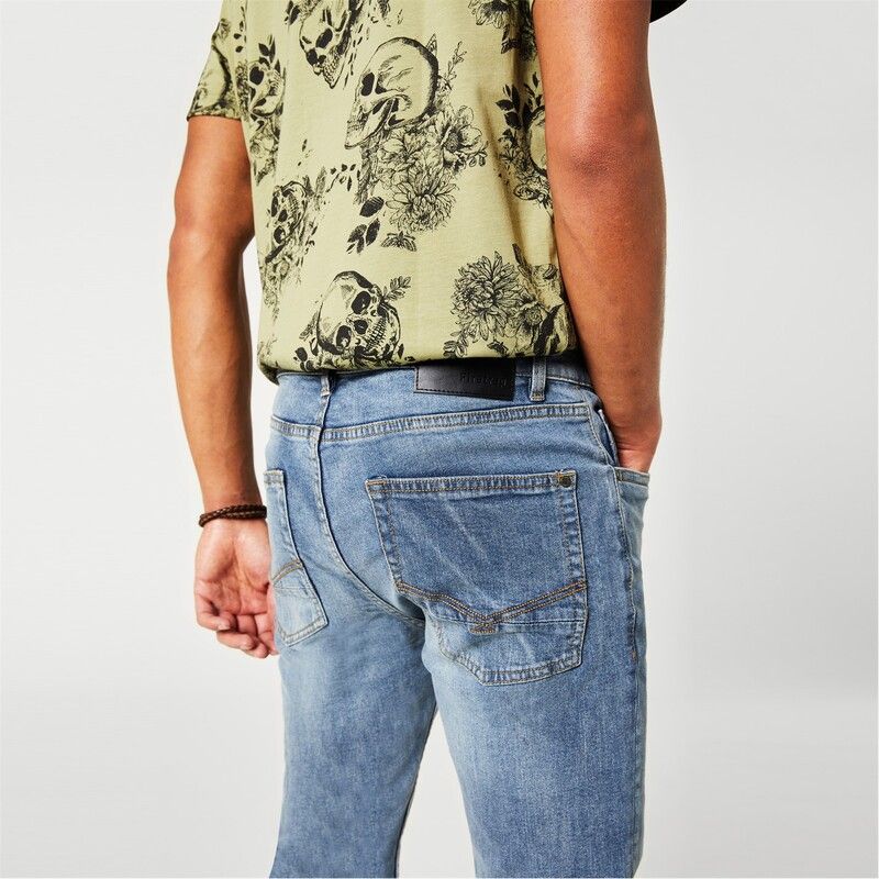 ファイヤートラップ メンズ ボトムス デニムパンツ ジーンズ Firetrap Skinny Mens Jeans Bleach Wash ファイヤートラップ メンズ ボトムス デニムパンツ ジーンズ Firetrap Skinny Mens Jeans Bleach Wash