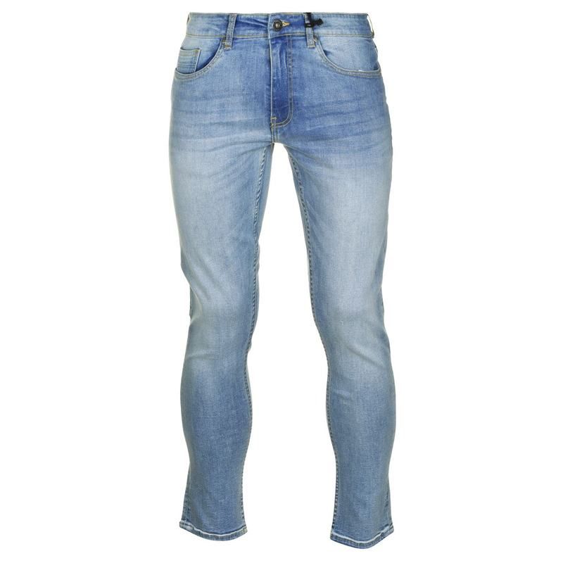 ファイヤートラップ メンズ ボトムス デニムパンツ ジーンズ Firetrap Skinny Mens Jeans Bleach Wash