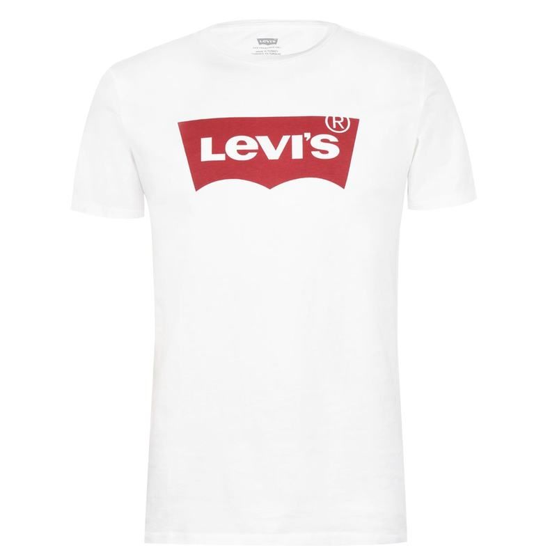 リーバイス メンズ トップス Tシャツ Levis Batwing T Shirt White ホワイト