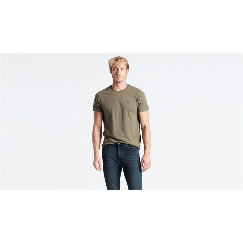 リーバイス メンズ トップス Tシャツ Levis Original T Shirt Olive Night オリーブ