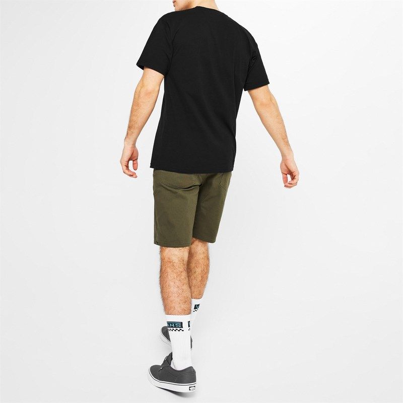 バンズ メンズ トップス Tシャツ Vans Classic TShirt Mens BlackWhite ホワイト