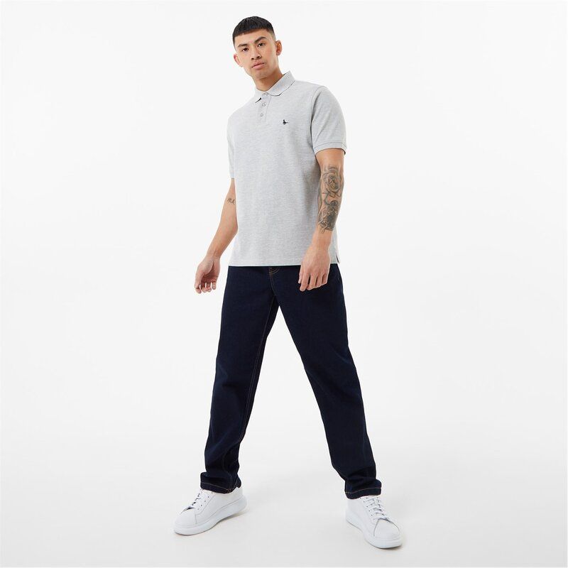 ジャック ウィルス メンズ トップス Tシャツ ポロシャツ Jack Wills Aldgrove Classic Polo Grey Marl グレー ジャック ウィルス メンズ トップス Tシャツ ポロシャツ Jack Wills Aldgrove Classic Polo Grey Marl グレー