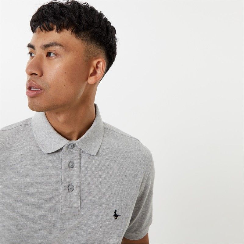 ジャック ウィルス メンズ トップス Tシャツ ポロシャツ Jack Wills Aldgrove Classic Polo Grey Marl グレー ジャック ウィルス メンズ トップス Tシャツ ポロシャツ Jack Wills Aldgrove Classic Polo Grey Marl グレー