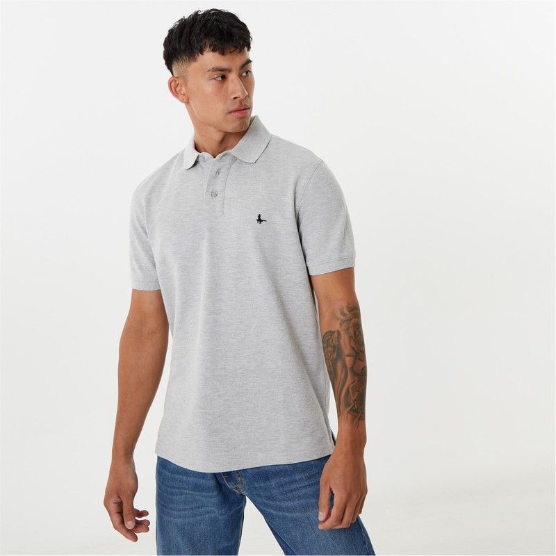 ジャック ウィルス メンズ トップス Tシャツ ポロシャツ Jack Wills Aldgrove Classic Polo Grey Marl グレー