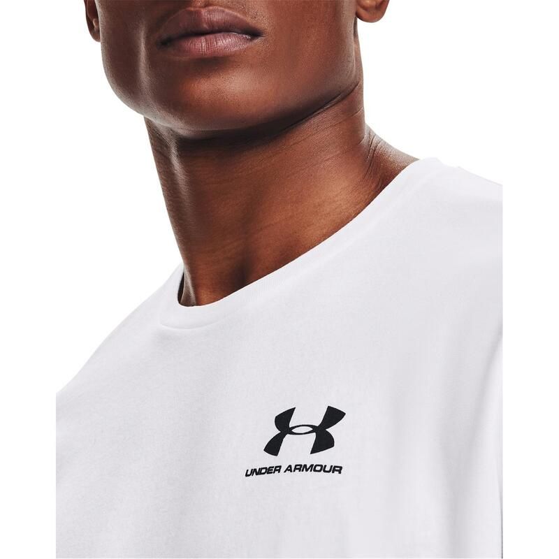アンダーアーマー メンズ トップス Tシャツ スポーツスタイル シャツ Under Armour UA Sportstyle Left Chest Short Sleeve Shirt WhiteBlack ホワイト アンダーアーマー メンズ トップス Tシャツ スポーツスタイル シャツ Under Armour UA Sportstyle Left Chest Short Sleeve Shirt WhiteBlack ホワイト