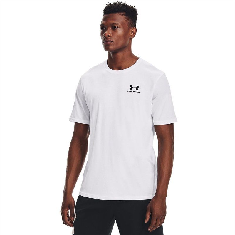 アンダーアーマー メンズ トップス Tシャツ スポーツスタイル シャツ Under Armour UA Sportstyle Left Chest Short Sleeve Shirt WhiteBlack ホワイト アンダーアーマー メンズ トップス Tシャツ スポーツスタイル シャツ Under Armour UA Sportstyle Left Chest Short Sleeve Shirt WhiteBlack ホワイト