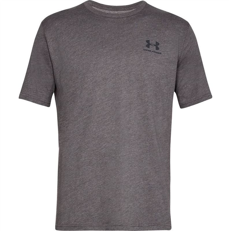 アンダーアーマー メンズ トップス Tシャツ スポーツスタイル シャツ Under Armour UA Sportstyle Left Chest Short Sleeve Shirt Charcoal Medium Heather チャコール