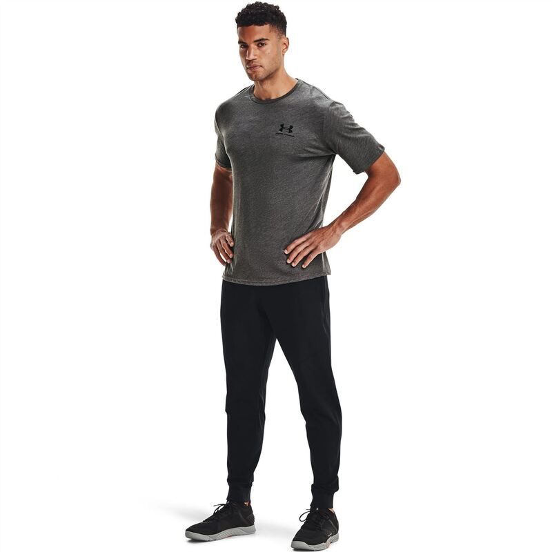 アンダーアーマー メンズ トップス Tシャツ スポーツスタイル シャツ Under Armour UA Sportstyle Left Chest Short Sleeve Shirt Charcoal Medium Heather チャコール