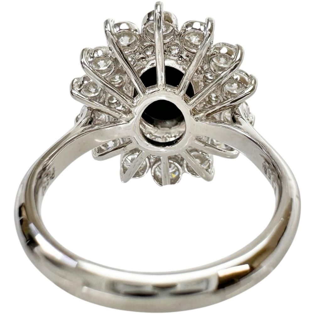 12.5号 ブラックオパール 2.68ct ダイヤモンド 1.58ct リング・指輪 Pt950プラチナ 9.8g レディース 【中古】【真子質店】【NN】 12.5号 ブラックオパール 2.68ct ダイヤモンド 1.58ct リング・指輪 Pt950プラチナ 9.8g レディース 【中古】【真子質店】【NN】