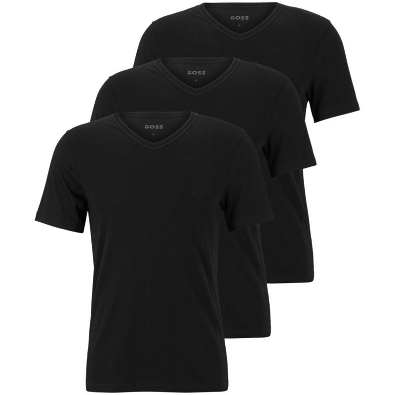 ボス メンズ トップス Tシャツ Boss 3 Pack T Shirts Black ブラック