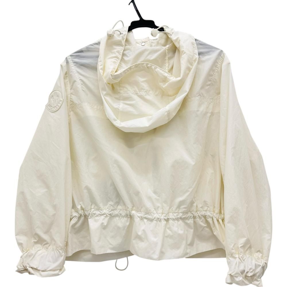 【MONCLER/モンクレール】G10931A77000 ブルゾン ナイロン オフホワイト レディース 【中古】【真子質店】【GD】