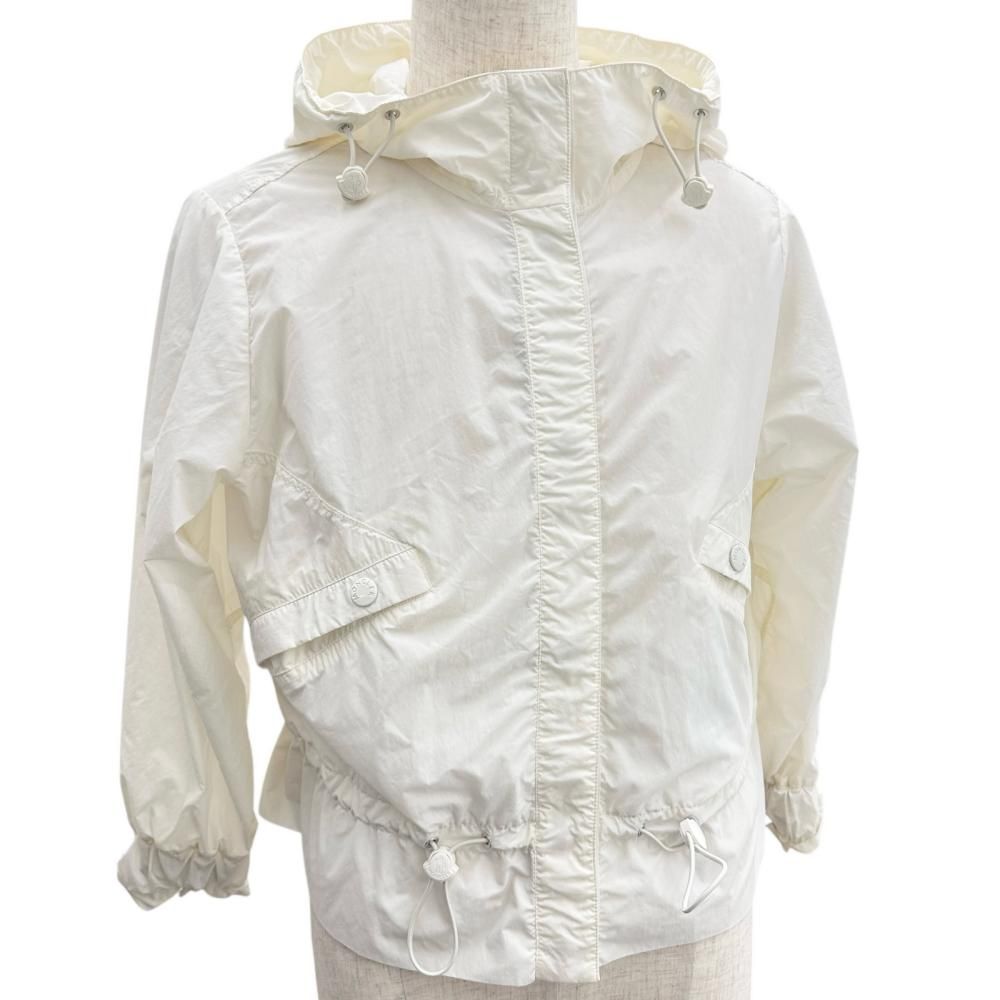 【MONCLER/モンクレール】G10931A77000 ブルゾン ナイロン オフホワイト レディース 【中古】【真子質店】【GD】