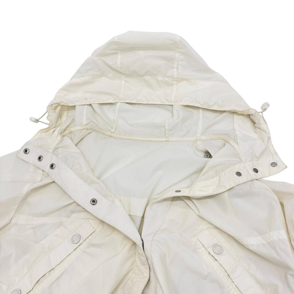 【MONCLER/モンクレール】G10931A77000 ブルゾン ナイロン オフホワイト レディース 【中古】【真子質店】【GD】