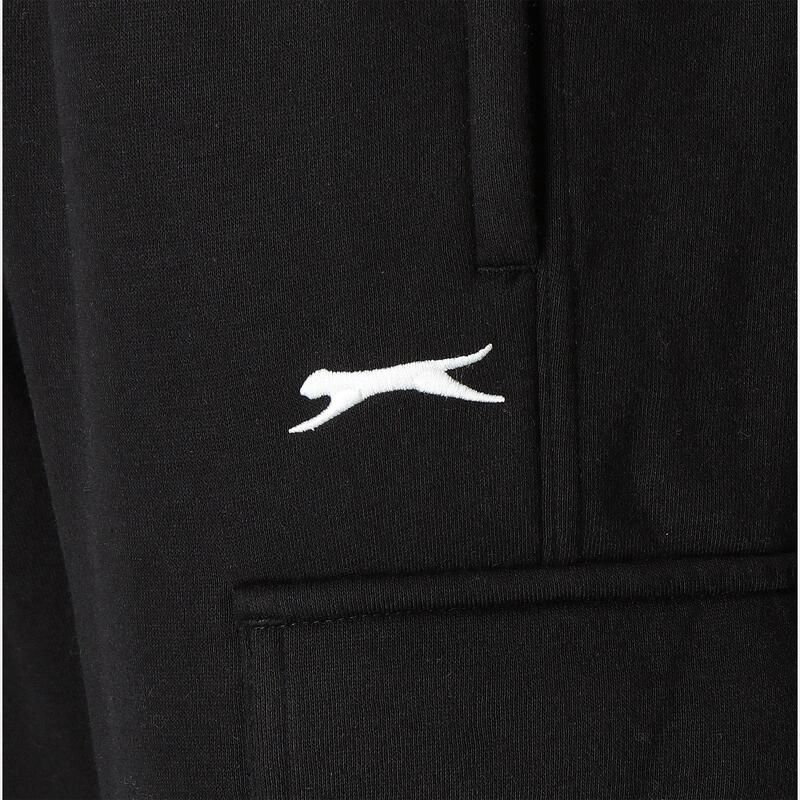 スラセンジャー メンズ ボトムス カジュアルパンツ カーゴパンツ フリース Slazenger Fleece Cargo Pant Mens Black ブラック