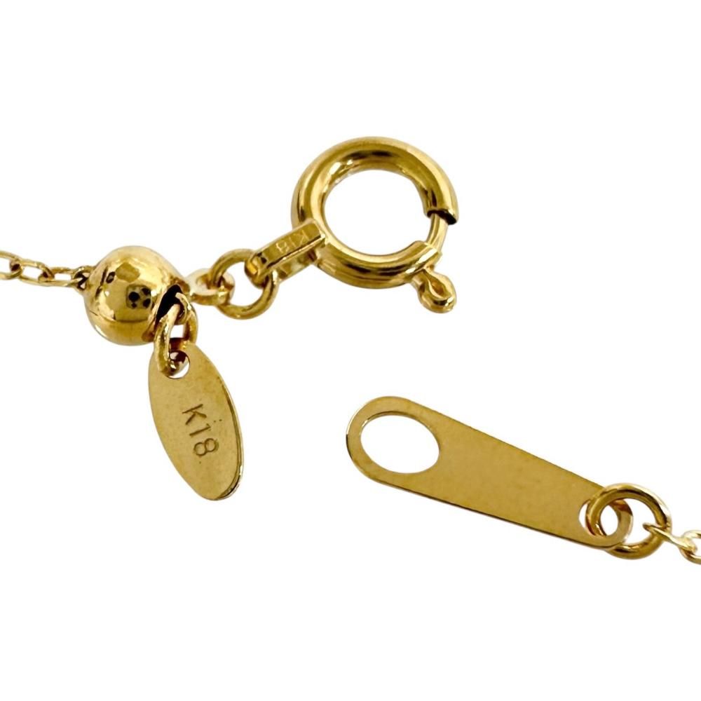 ダイヤモンド 0.19ct ネックレス K18ゴールド 18金 2.7g 45cm レディース 【中古】【真子質店】【NN】