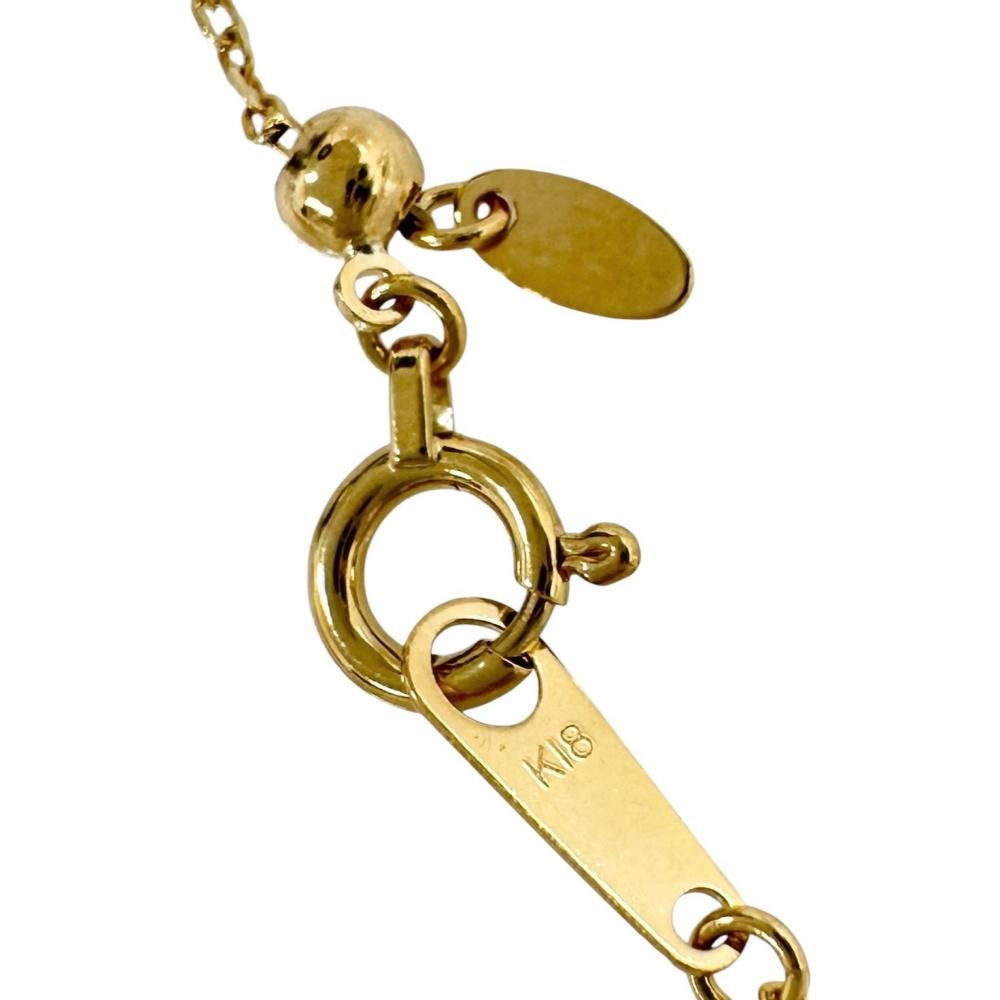 ダイヤモンド 0.19ct ネックレス K18ゴールド 18金 2.7g 45cm レディース 【中古】【真子質店】【NN】